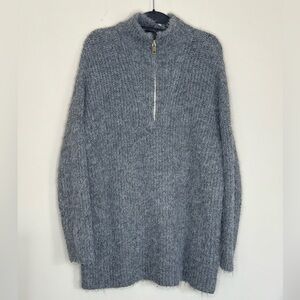 Express Heather Gray Sweater